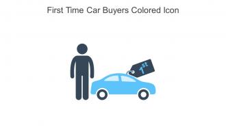 First Time Car Buyers Colored Icon In Powerpoint Pptx Png And Editable Eps Format