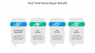 First time home buyer benefit ppt powerpoint presentation infographic template smartart cpb