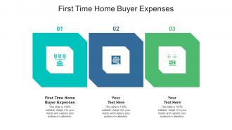 First time home buyer expenses ppt powerpoint presentation inspiration objects cpb