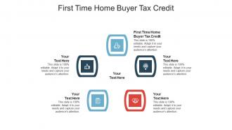 First time home buyer tax credit ppt powerpoint presentation summary brochure cpb