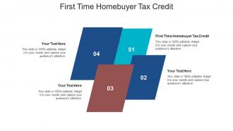 First time homebuyer cess credit ppt powerpoint presentation model example cpb