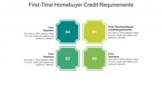 First time homebuyer credit requirements ppt powerpoint presentation file cpb