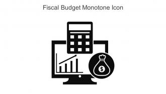 Fiscal Budget Monotone Icon In Powerpoint Pptx Png And Editable Eps Format