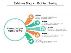 Fishbone diagram problem solving ppt powerpoint presentation inspiration templates cpb