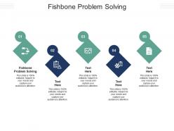 Fishbone problem solving ppt powerpoint presentation pictures example introduction cpb