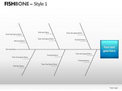 Fishbone style 1 powerpoint presentation slides