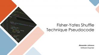 Fisher Yates Shuffle Technique Pseudocode PPT Guidelines ACP