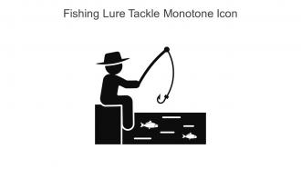 Fishing Lure Tackle Monotone Icon In Powerpoint Pptx Png And Editable Eps Format