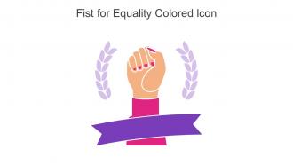 Fist For Equality Colored Icon In Powerpoint Pptx Png And Editable Eps Format