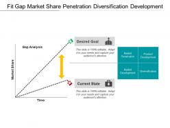 Fit gap market share penetration diversification development