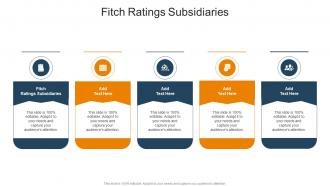 Fitch Ratings Subsidiaries In Powerpoint And Google Slides Cpb