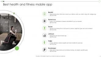 Fitness App Powerpoint PPT Template Bundles