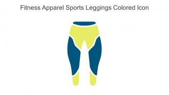 Fitness Apparel Sports Leggings Colored Icon In Powerpoint Pptx Png And Editable Eps Format