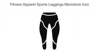 Fitness Apparel Sports Leggings Monotone Icon In Powerpoint Pptx Png And Editable Eps Format