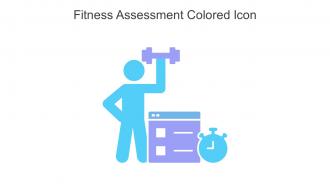 Fitness Assessment Colored Icon In Powerpoint Pptx Png And Editable Eps Format