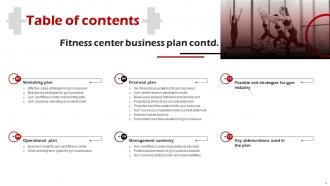 Fitness Center Business Plan Powerpoint Presentation Slides Ideas Template