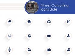 Fitness consulting  icons slide powerpoint presentation format