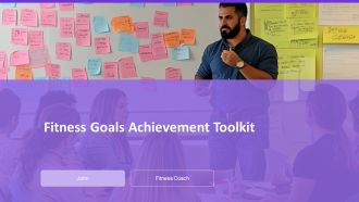 Fitness Goals Achievement Toolkit PPT Outline AT