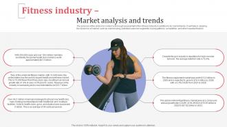 Fitness Industry Market Analysis And Trends Group Fitness Training Business Plan BP SS