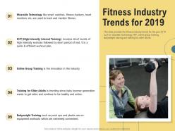 Fitness industry trends for 2019 older adults active ppt powerpoint presentation summary