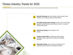 Fitness Industry Trends For 2020 Interval Training Ppt Powerpoint Influencers