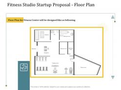 Fitness studio startup proposal floor plan ppt powerpoint presentation example