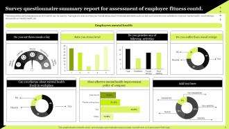 Fitness Survey Powerpoint Ppt Template Bundles Survey Downloadable Good