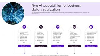 Five AI Capabilities For Business Data Visualization
