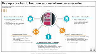 Five Approaches To Become Successful Freelance Recruiter