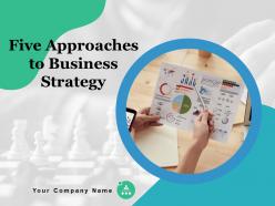 Five approaches to business strategy powerpoint presentation slides