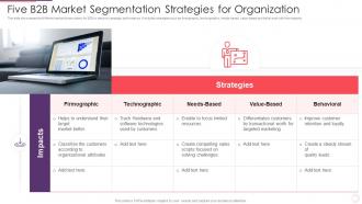 Five B2b Market Segmentation Strategies For Organization