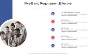 Five Basic Requirement Effective In Powerpoint And Google Slides Cpb