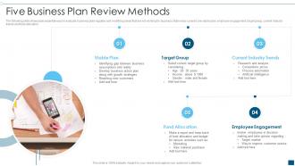 Five Business Plan Review Methods