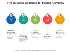 Five business strategies for holding company