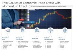 Five Causes Of Economic Trade Cycle With Momentum Effect