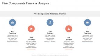 Five Components Financial Analysis In Powerpoint And Google Slides Cpb
