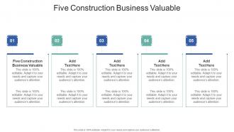 Five Construction Business Valuable In Powerpoint And Google Slides Cpb