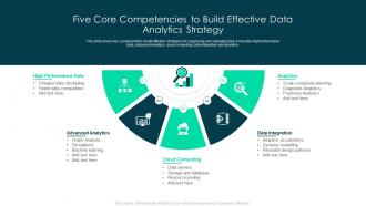 Five Core Competencies To Build Effective Data Analytics Strategy