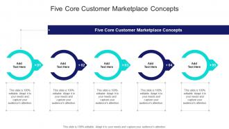 Five Core Customer Marketplace Concepts In Powerpoint And Google Slides Cpb