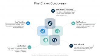 Five Cricket Controversy In Powerpoint And Google Slides Cpb