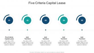 Five Criteria Capital Lease In Powerpoint And Google Slides Cpb