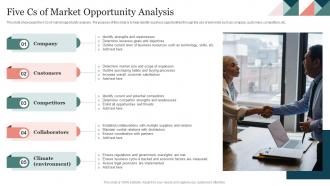 Five Cs Of Market Opportunity Analysis