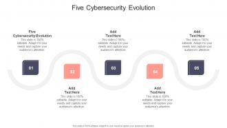Five Cybersecurity Evolution In Powerpoint And Google Slides Cpb