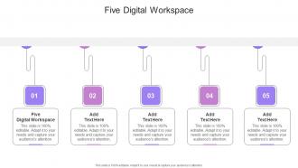 Five Digital Workspace In Powerpoint And Google Slides Cpb