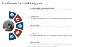 Five Domains Emotional Intelligence In Powerpoint And Google Slides Cpb