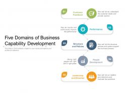 Five domains of business capability development