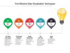 Five Effective Data Visualization Techniques