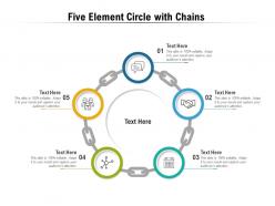 Five element circle with chains