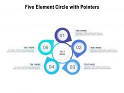Five element circle with pointers