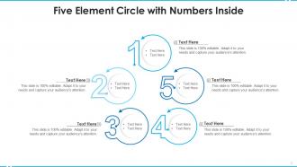 Five Element Circles Powerpoint Ppt Template Bundles